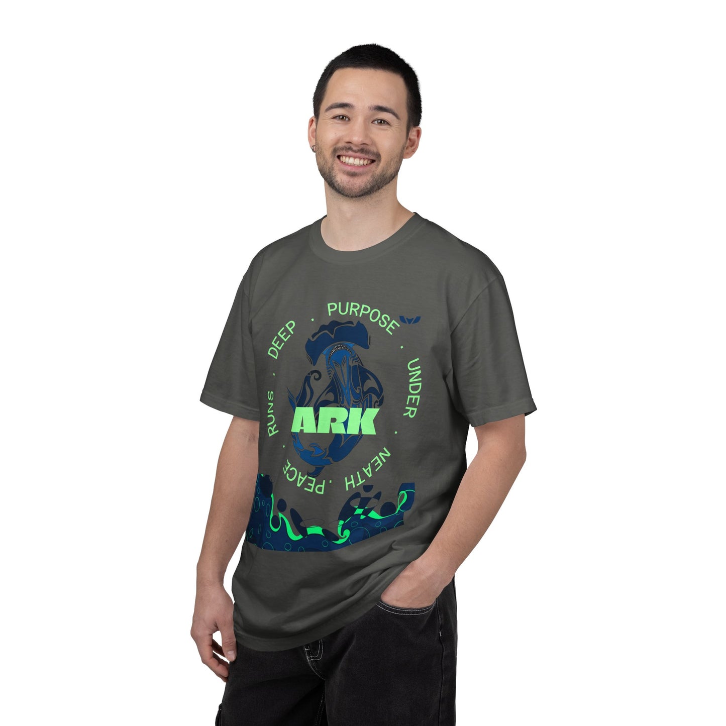 Peace and Purpose Shark Tee