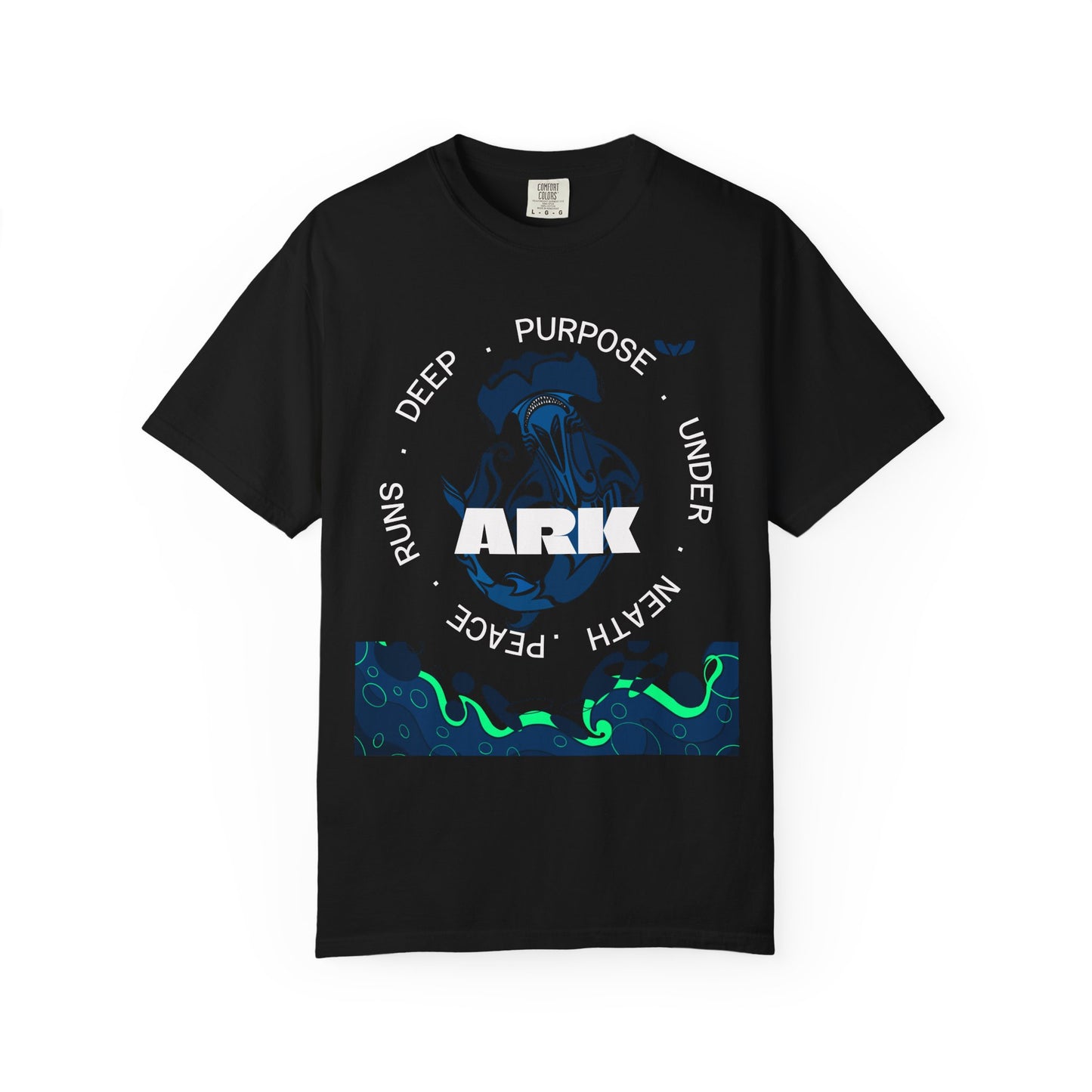 Peace and Purpose Shark Tee